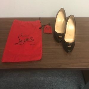 Christian Loubiton peep toe pumps